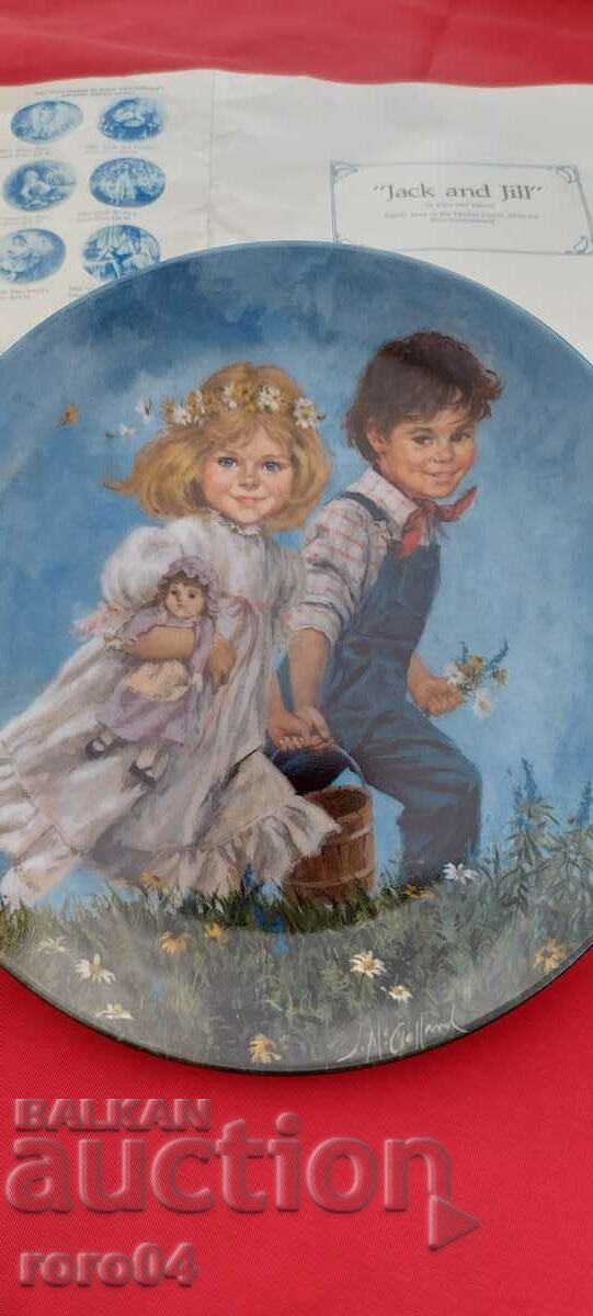 BEAUTIFUL PORCELAIN PLATE - 6 BEAUTIFUL PORCELAIN PLATE - 6