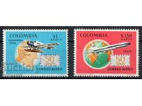 1969. Colombia. The first flight of the Colombian airmail.