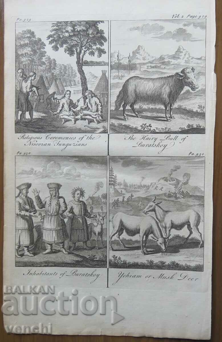 1744 - ΧΑΡΑΚΤΙΚΟ - ΤΟΥΝΓΚΟΥΖΟΙ ΚΑΙ ΜΠΟΥΡΙΑΤΕΣ - ΠΡΩΤΟΤΥΠΟ