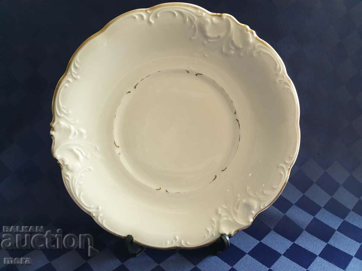 Porcelain baroque plate - KRM with price 17.00 BGN | € 8.69