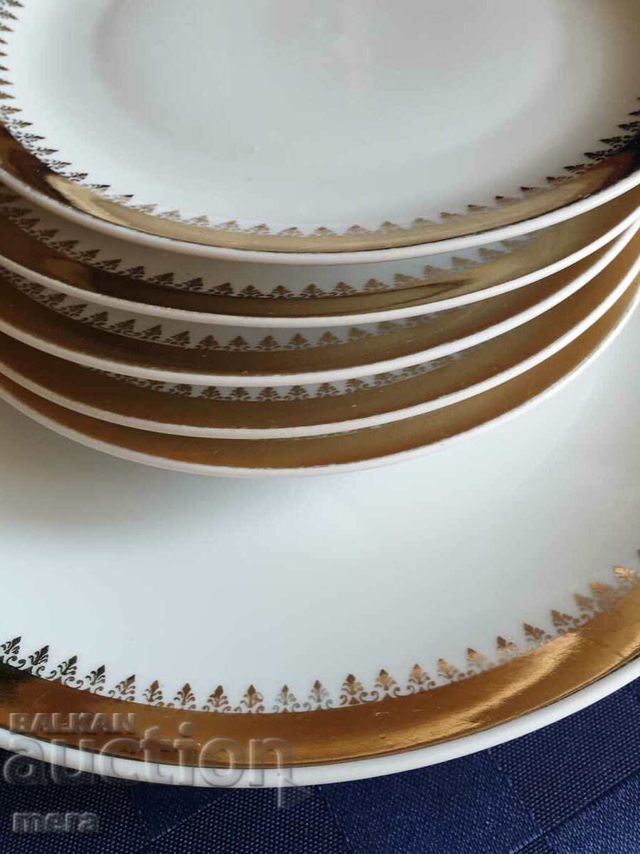 Serviciu de deserturi din porțelan H&C Cehoslovacia - 5