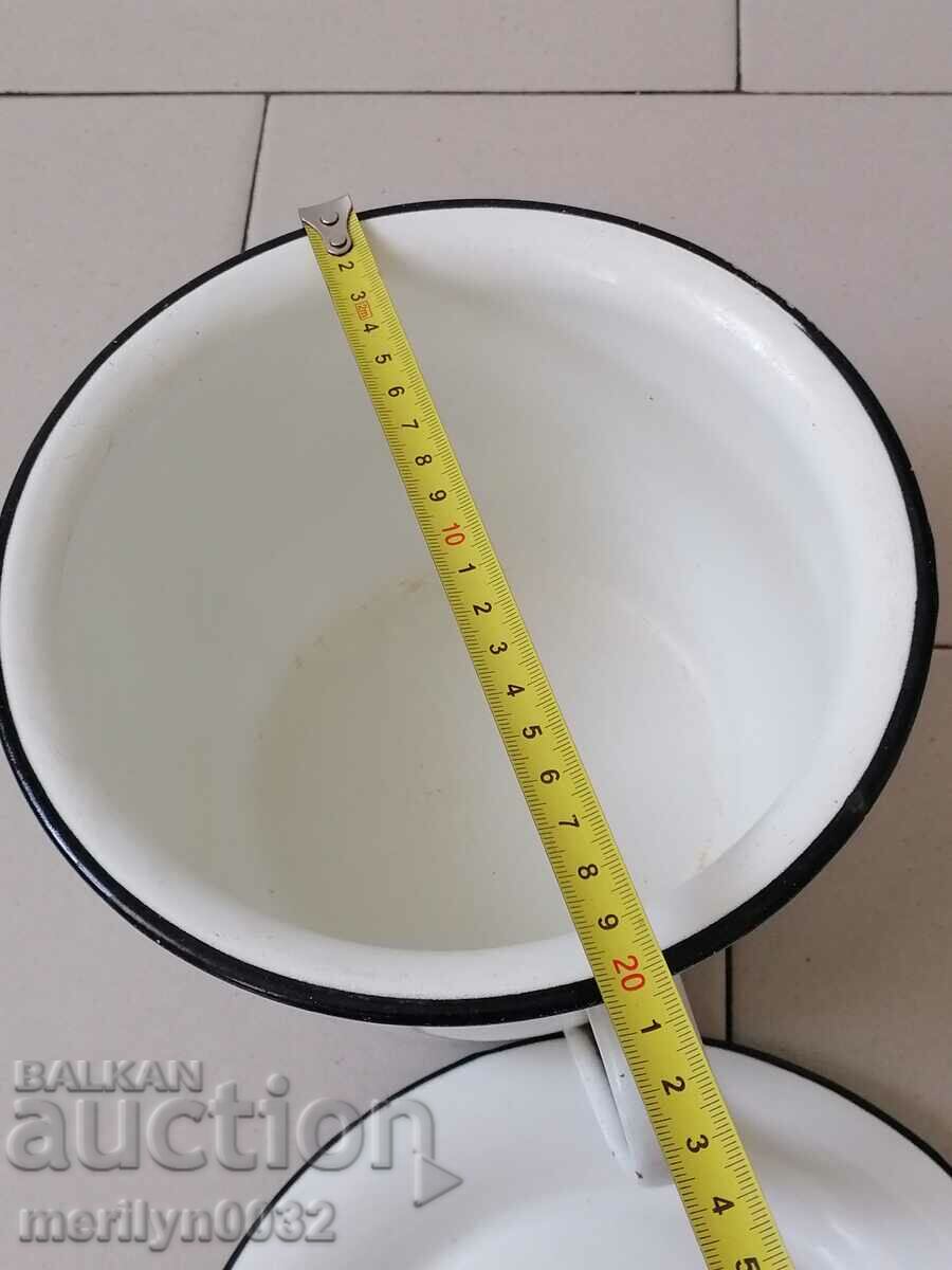 Delivery of Enameled jug, jug, pot, enameled pot, lid, USSR enamel