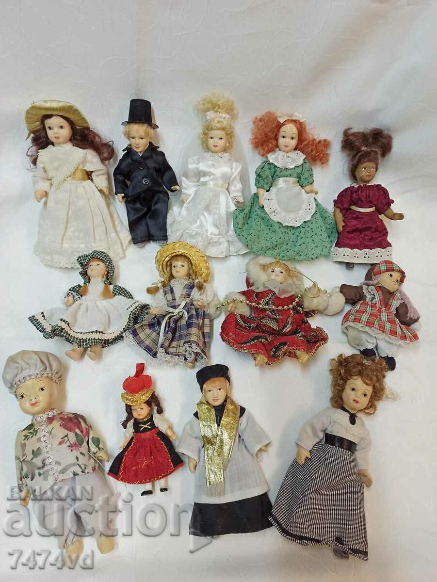 Παλιά συλλογή από μίνι κούκλες - 1920 - πορσελάνη