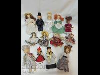 Стара колекция с мини кукли-1920 год-порцеланови