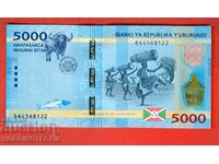 BURUNDI BURUNDI 5000 5000 Franc emisiune 2015 NOU UNC