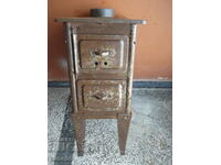 Old wood stove for heating and cooking