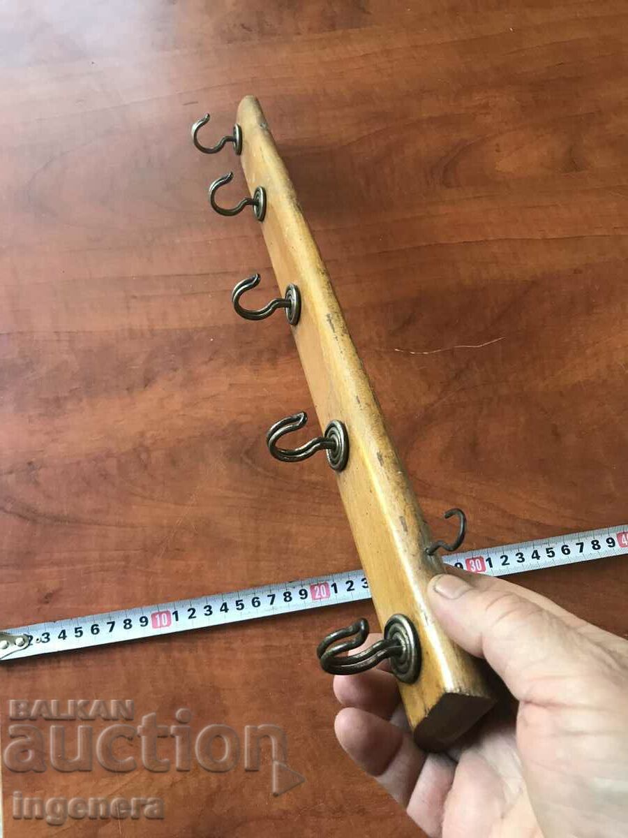 HANGER HANGER WOOD ANTIQUE WALL - 5 HANGER HANGER WOOD ANTIQUE WALL - 5
