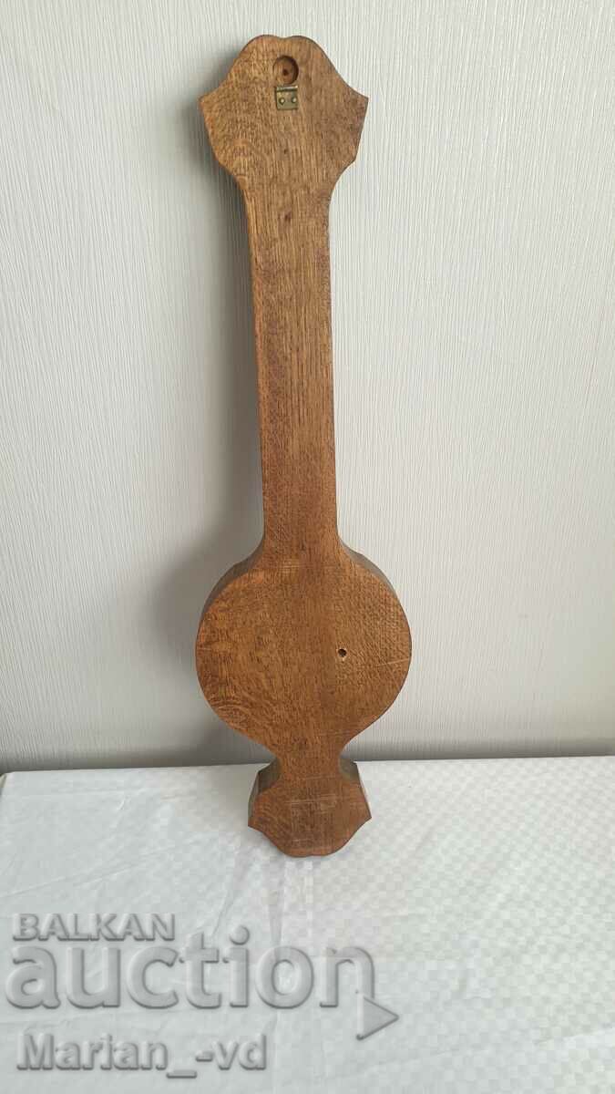 Old Large MoCo Barometer and Thermometer - 5 Old Large MoCo Barometer and Thermometer - 5