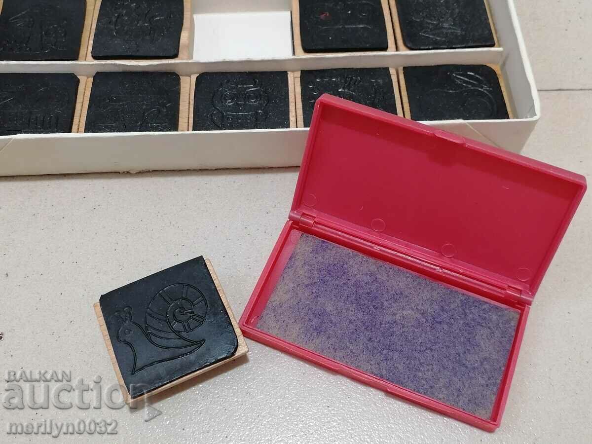 Auction  Children's game cubes Print and draw