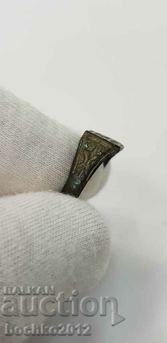 Bronze Engraved Revival Ring 1894 with price 35.00 BGN | € 17.90 Bronze Engraved Revival Ring 1894 with price 35.00 BGN | € 17.90