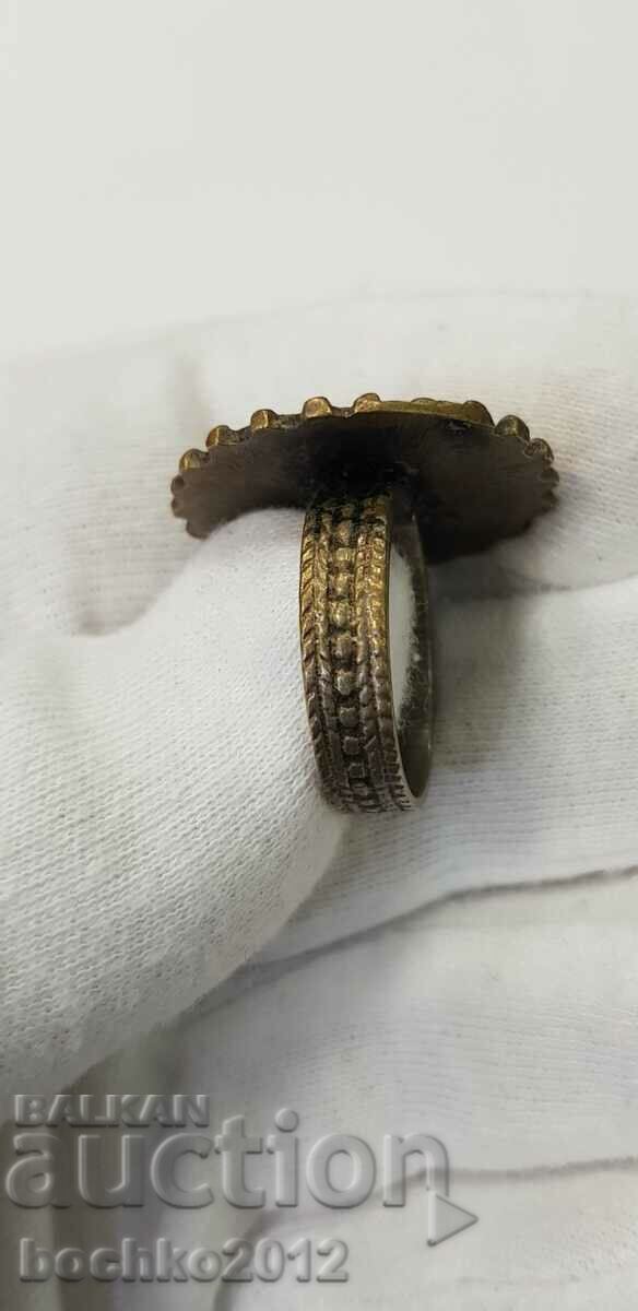 Licitație Inel de renaștere bulgară - secolul 19-20 cu inscripții