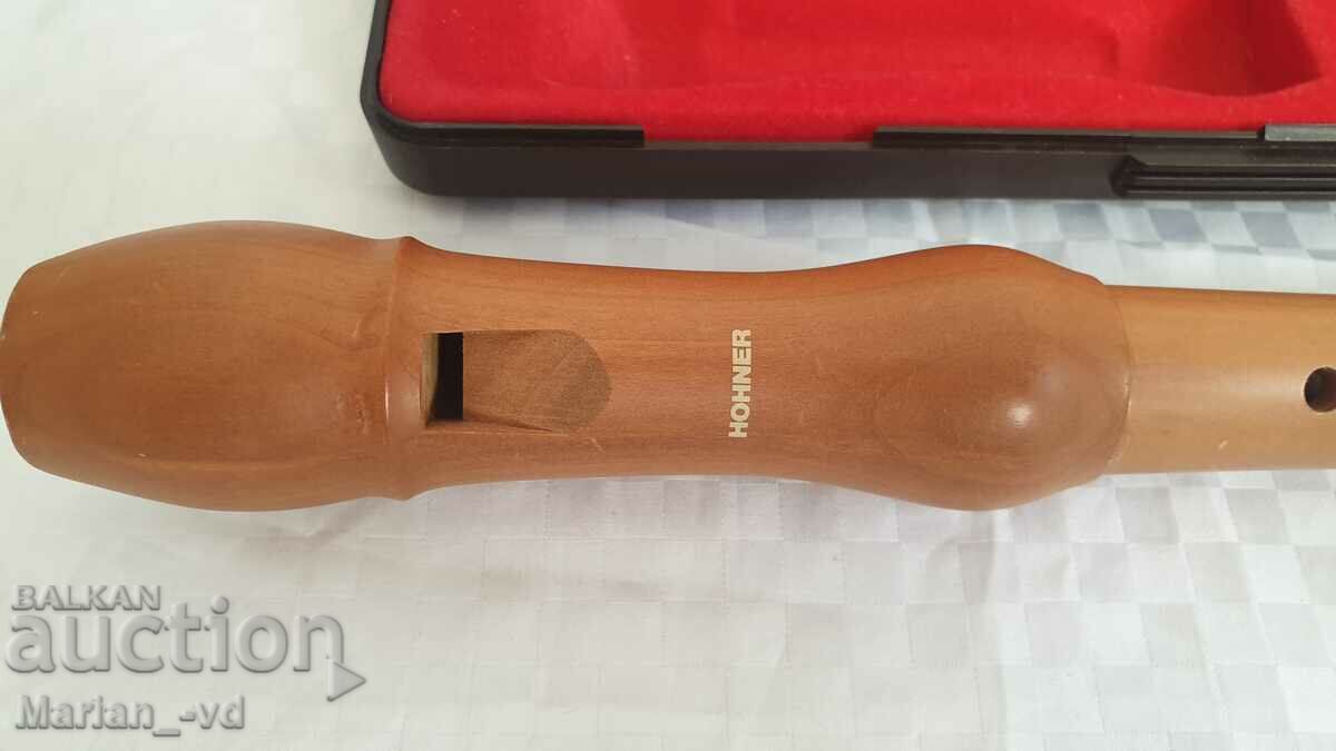 Vintage Hohner C-Soprano 9531 Wood Recorder - 6 Vintage Hohner C-Soprano 9531 Wood Recorder - 6