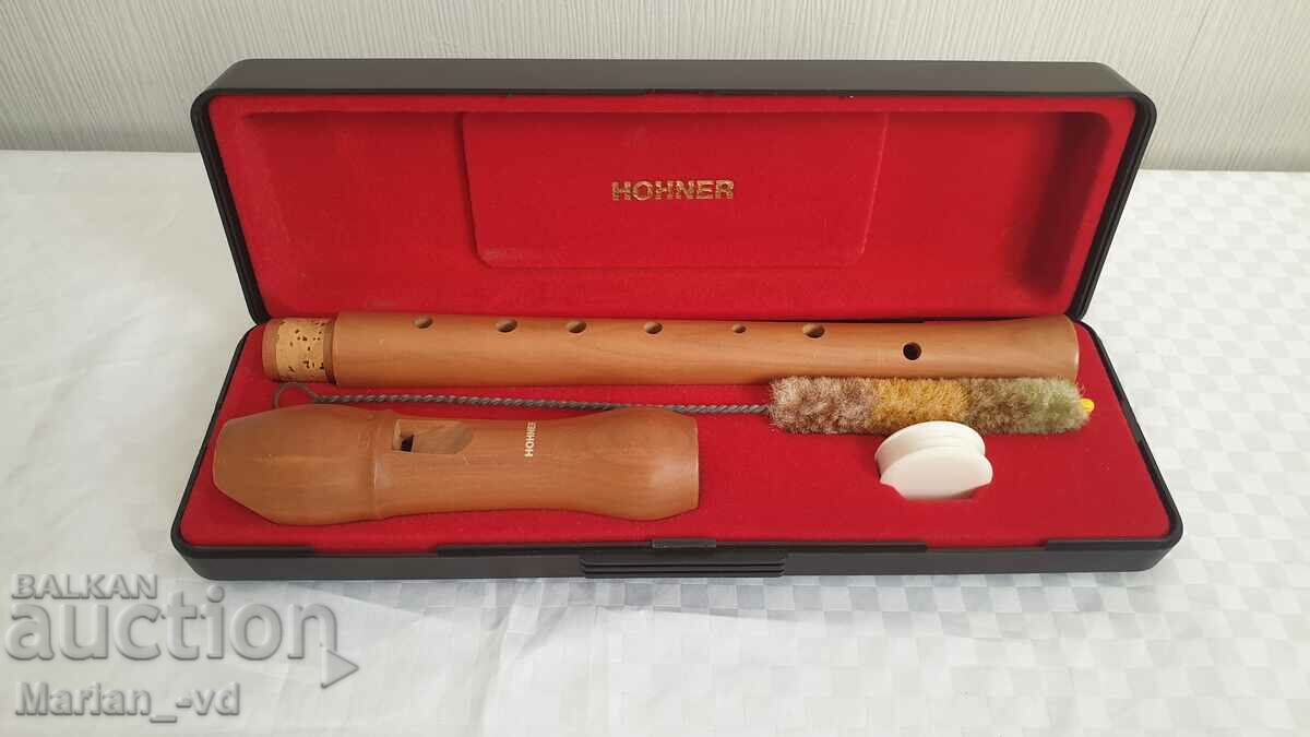 Винтидж дървена блокфлейта Hohner C- Sopran 9531