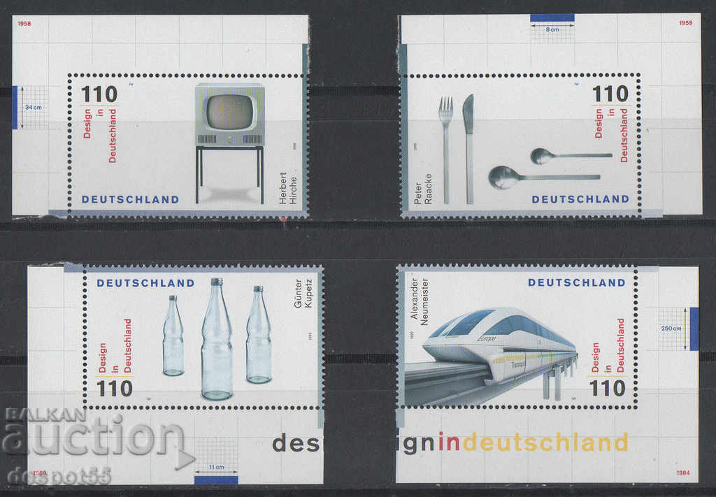 1999. Germania. Design german + Block.