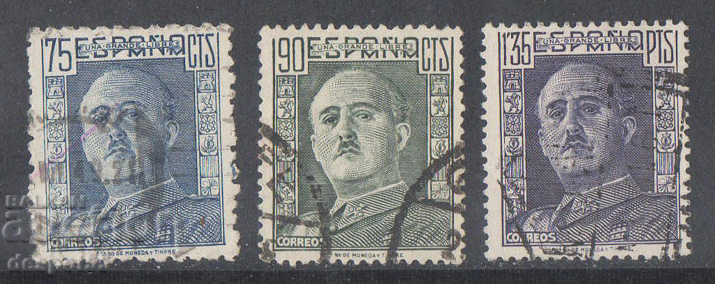 1946. Spania. Pentru utilizare regulată - generalul Franco.