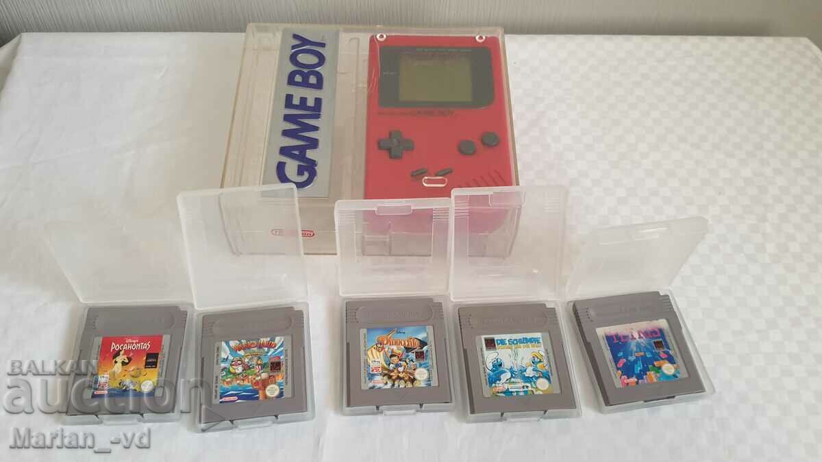 Nintendo Gameboy DMG-001 с 5 бр.дискети и тра.кутия