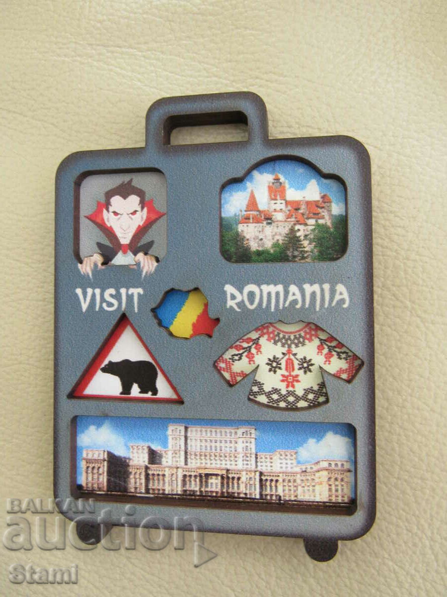 Автентичен  магнит от Румъния-серия-2