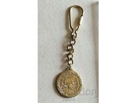 Metal Italian vintage key ring - Victoria