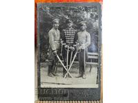 Fotografie Militară Veche pe Carton 1912 11/7 cm