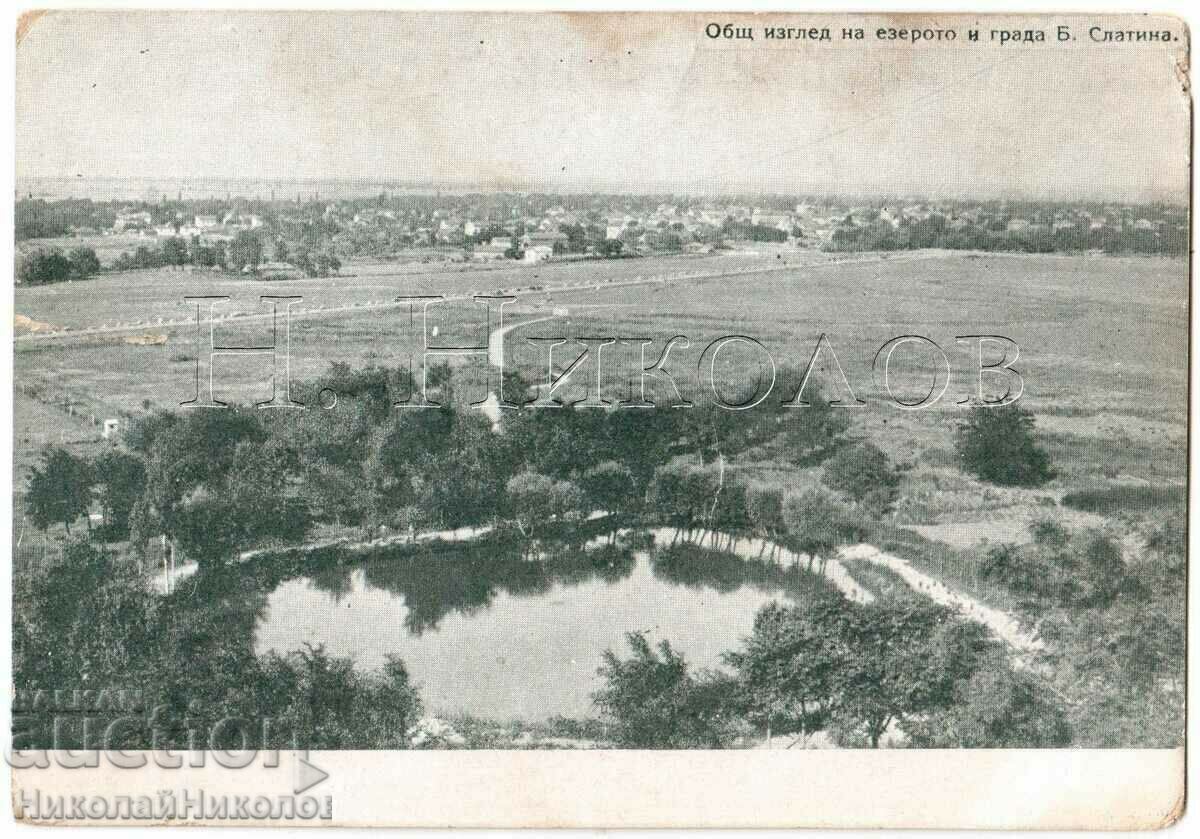 1944 OLD CARD WHITE SLATINA WITH THE LAKE G772 1944 OLD CARD WHITE SLATINA WITH THE LAKE G772