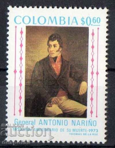 1973. Colombia. 150 years since the death of General Antonio Narino.