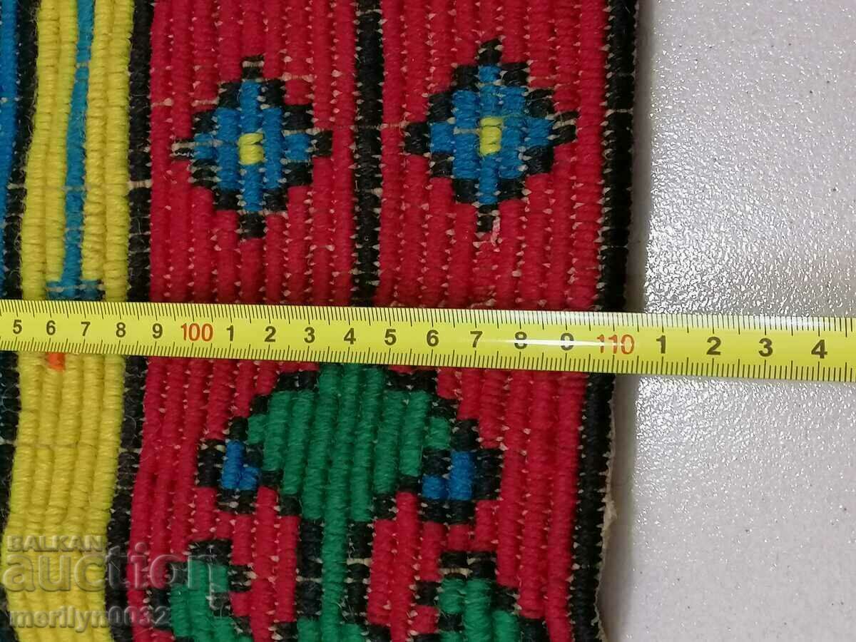 Παλιό χειροποίητο μάλλινο χαλί τοίχου 180/110cm χαλί χαλί - 7