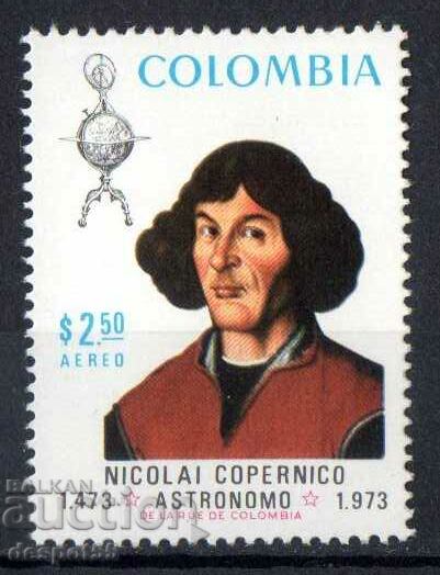 1974. Colombia. 500 years since the birth of Nicolaus Copernicus.