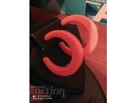 Обици цвят корал