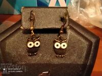 Cercei bufniță mici