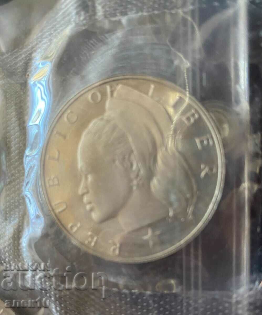 Либерия  1  долар  1972