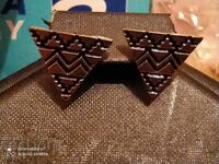 Cercei triunghiulari