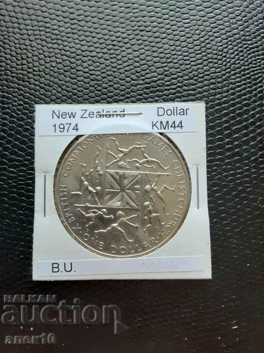 Нова  Зеландия  1  долар  1974