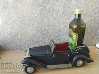 Old Metal Rolls Royce Musical Car - Bottle Holder