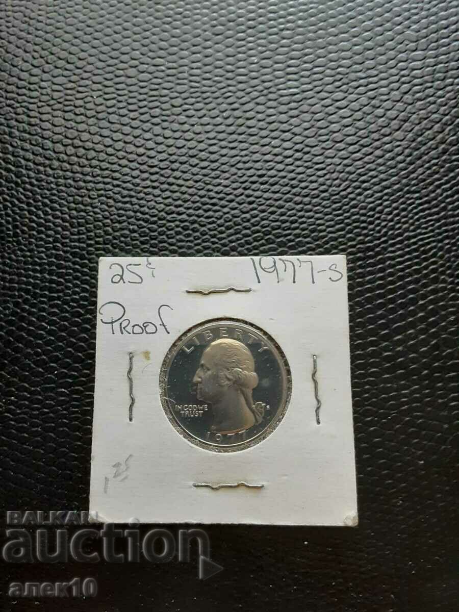 USA 25 Cent 1977 PROOF