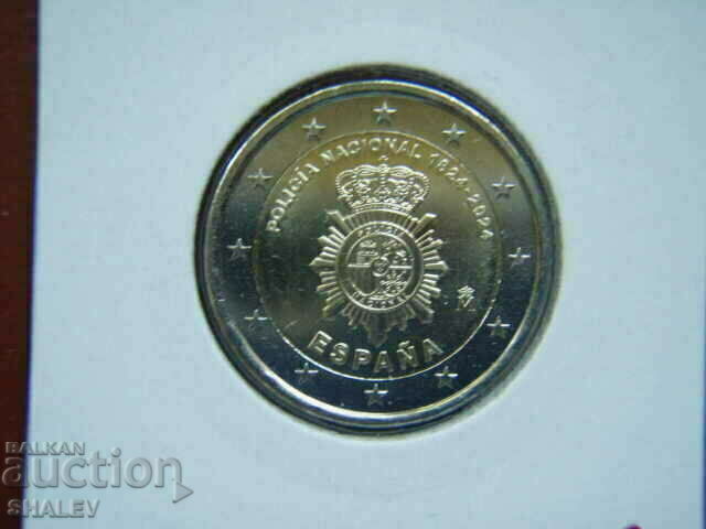 2 Euro 2024 Spain "Police" /Spain/ (2) - Unc (2 euros)