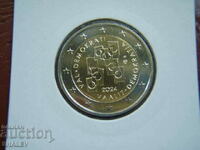 2 euro 2024 Finland "Democratia" /Finlandiya/ 1- Unc (2 euro)