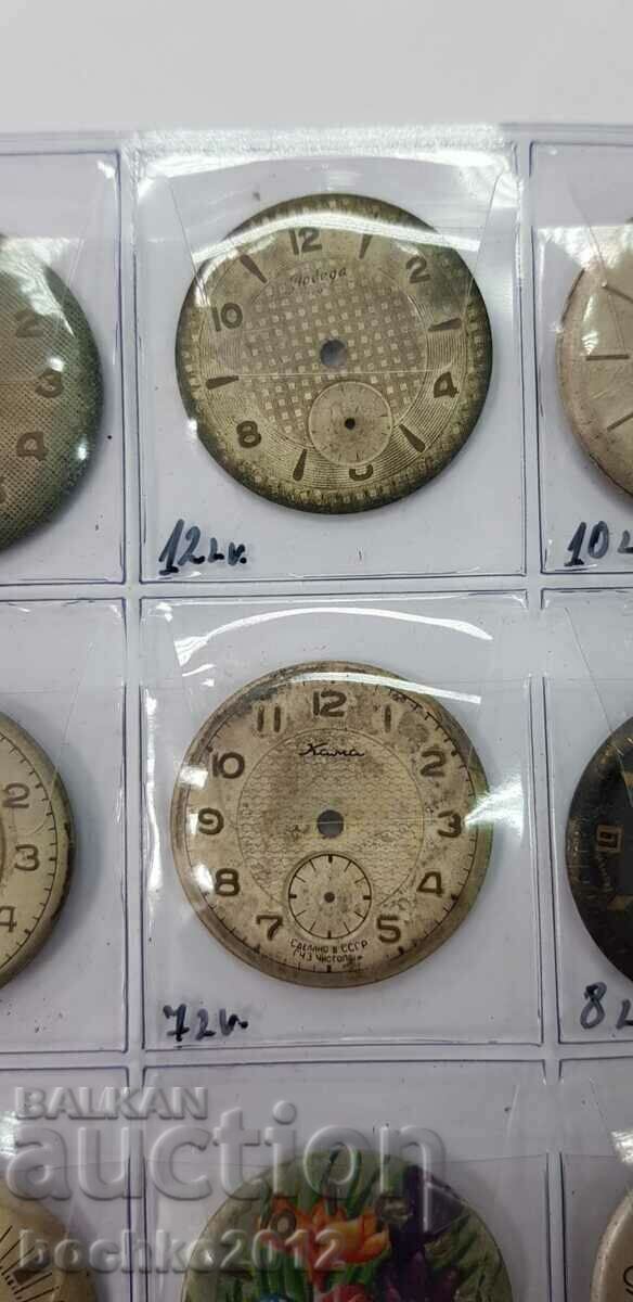 Auction 20 pcs. USSR dials, dial for wristwatches Auction 20 pcs. USSR dials, dial for wristwatches