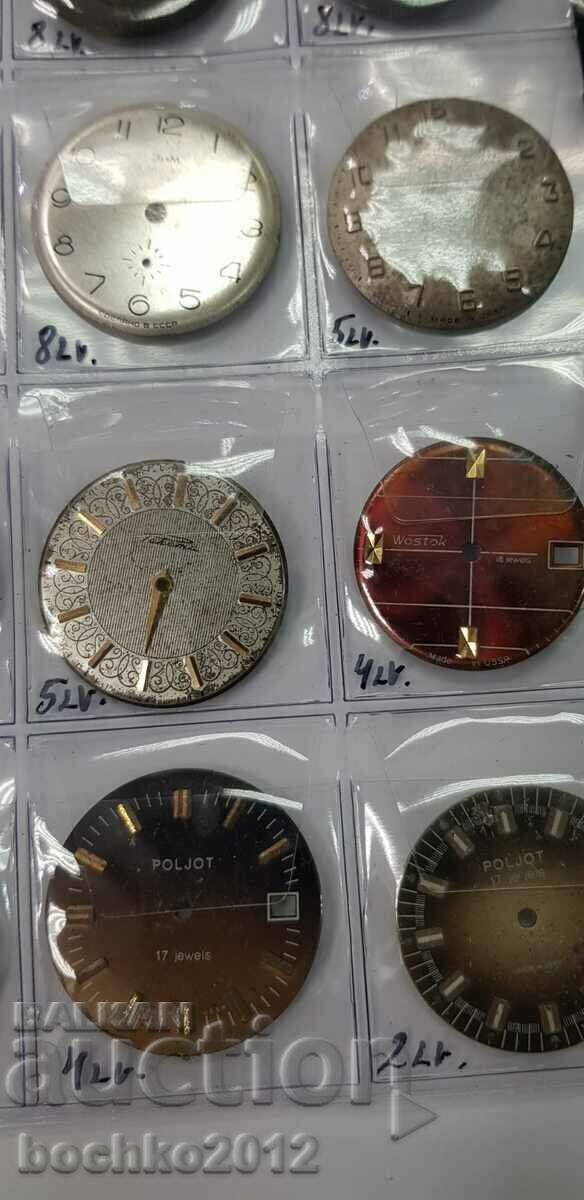20 pcs. USSR dials, dial for wristwatches - 6 20 pcs. USSR dials, dial for wristwatches - 6