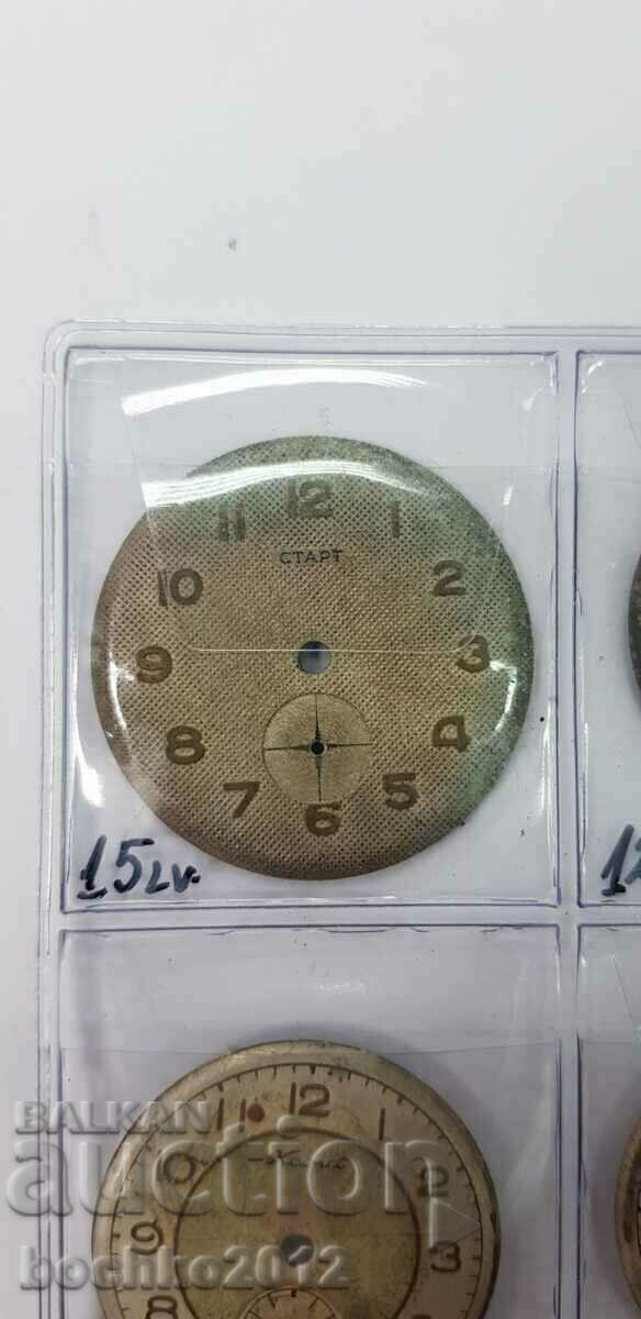 20 pcs. USSR dials, dial for wristwatches with price 60.00 BGN | € 30.68 20 pcs. USSR dials, dial for wristwatches with price 60.00 BGN | € 30.68