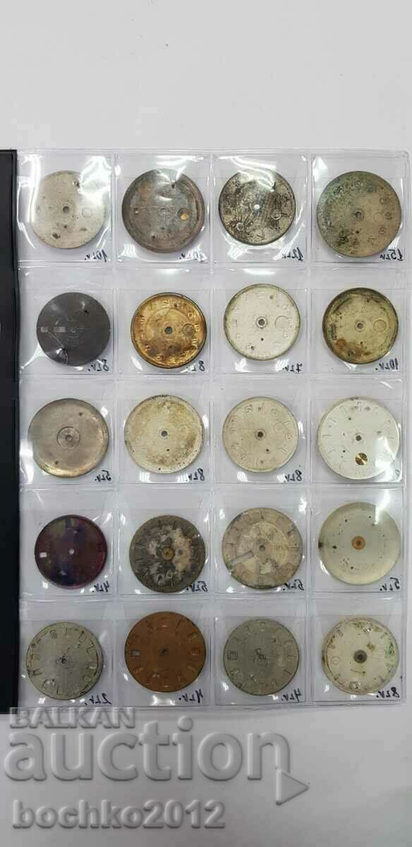20 pcs. USSR dials, dial for wristwatches - 5 20 pcs. USSR dials, dial for wristwatches - 5