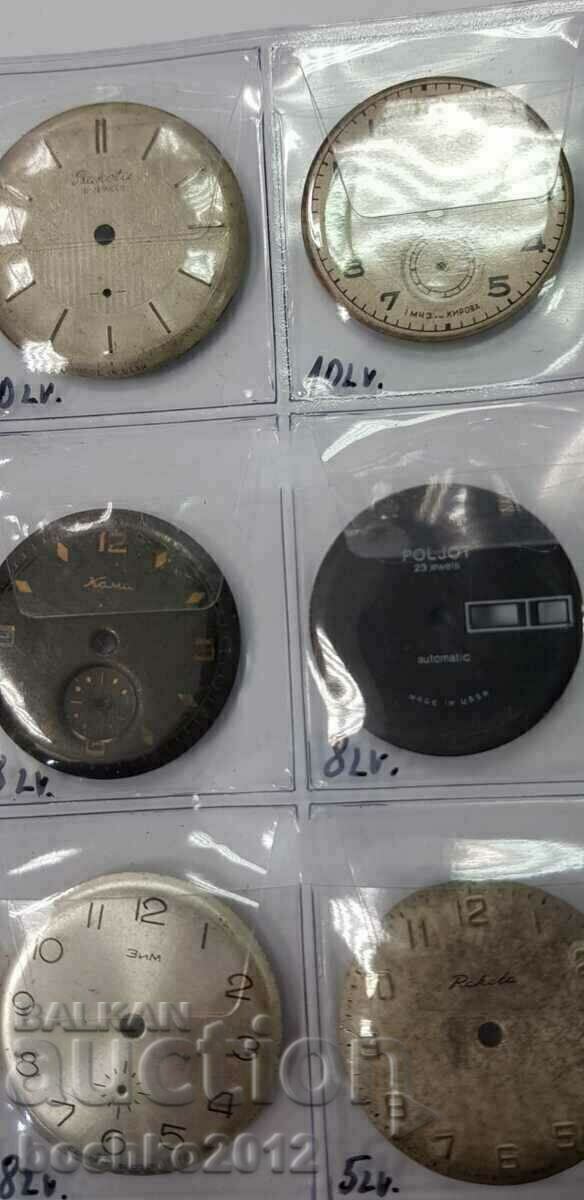 Delivery of 20 pcs. USSR dials, dial for wristwatches Delivery of 20 pcs. USSR dials, dial for wristwatches