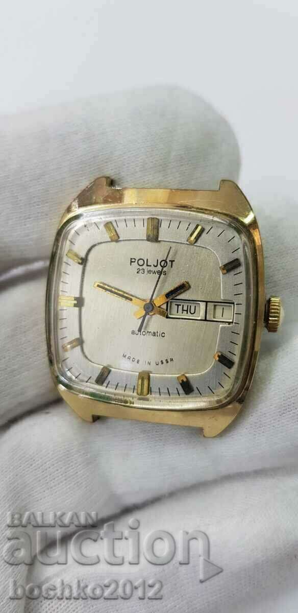 USSR men's watch POLJOT - Automatic with day and date with price 48.00 BGN | € 24.54 USSR men's watch POLJOT - Automatic with day and date with price 48.00 BGN | € 24.54