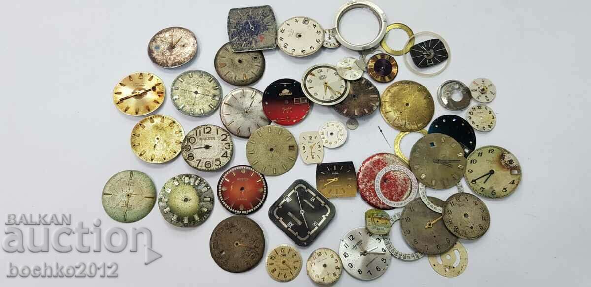 Лот СССР циферблати, циферблат за ръчни часовници