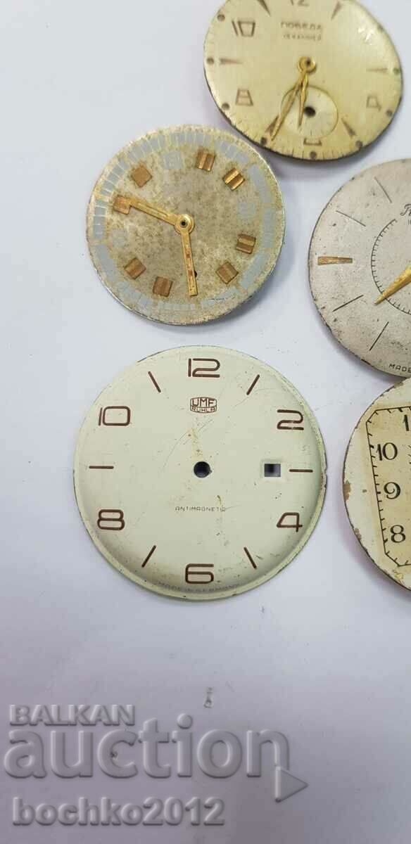 7 pcs. USSR dials, dial for wristwatches - 5 7 pcs. USSR dials, dial for wristwatches - 5
