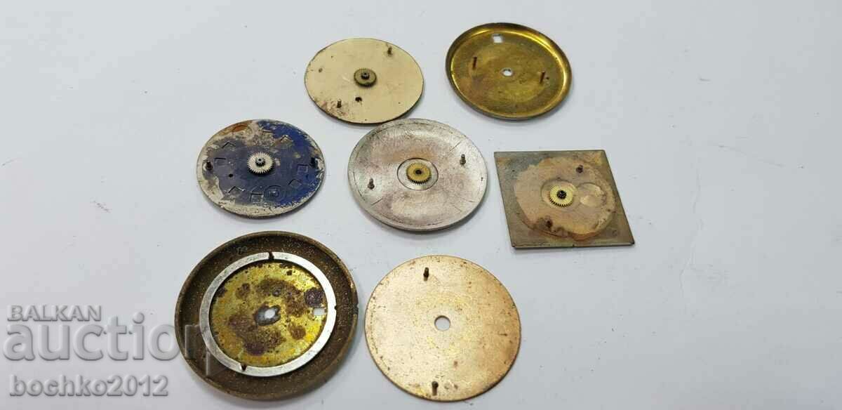 7 pcs. USSR dials, dial for wristwatches - 7 7 pcs. USSR dials, dial for wristwatches - 7