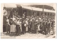 1935 OLD PHOTO SOFIA RAILWAY STATION IMPORTANT EVENT G797