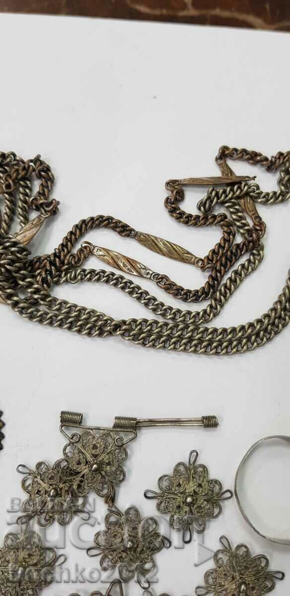 Lot of revival parts, part Sachan, silver - 5 Lot of revival parts, part Sachan, silver - 5