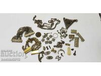 Lot of revival parts, part Sachan, silver