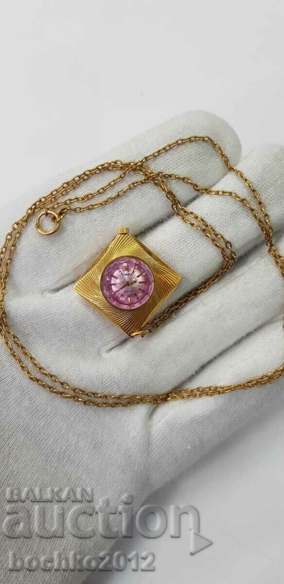 Delivery of Beautiful USSR women's watch - medallion - Seagull