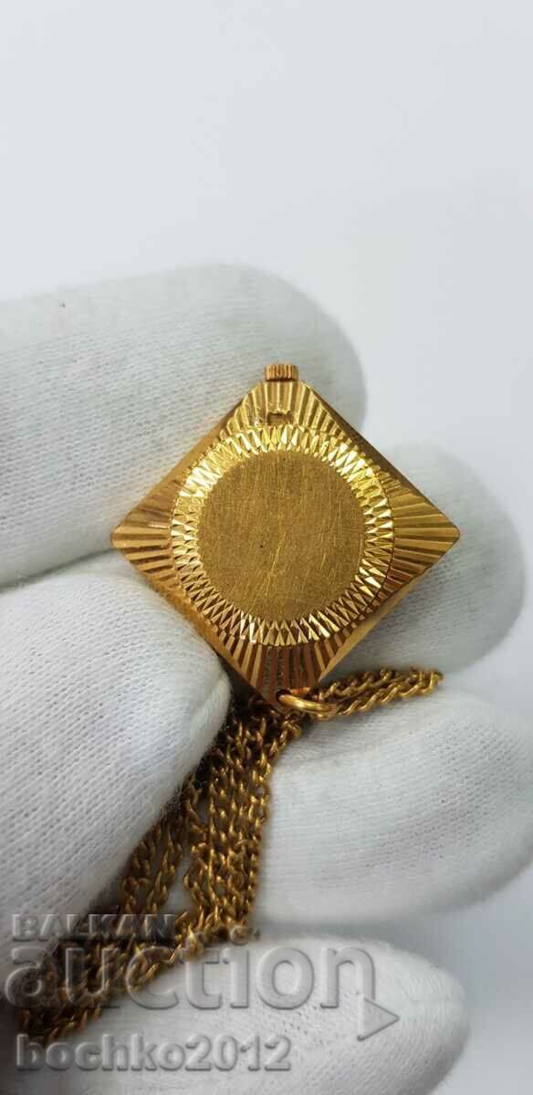 Beautiful USSR women's watch - medallion - Seagull - 5